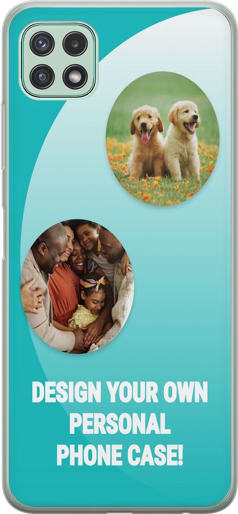 Design dit eget Samsung Galaxy A22 5G Gennemsigtig cover