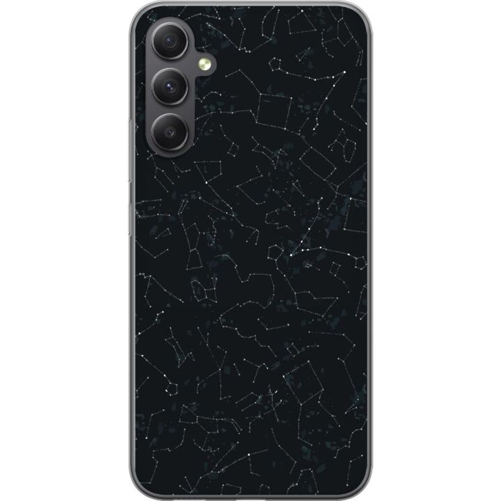 Samsung Galaxy A35 Gennemsigtigt Telefoncover Himlakroppar