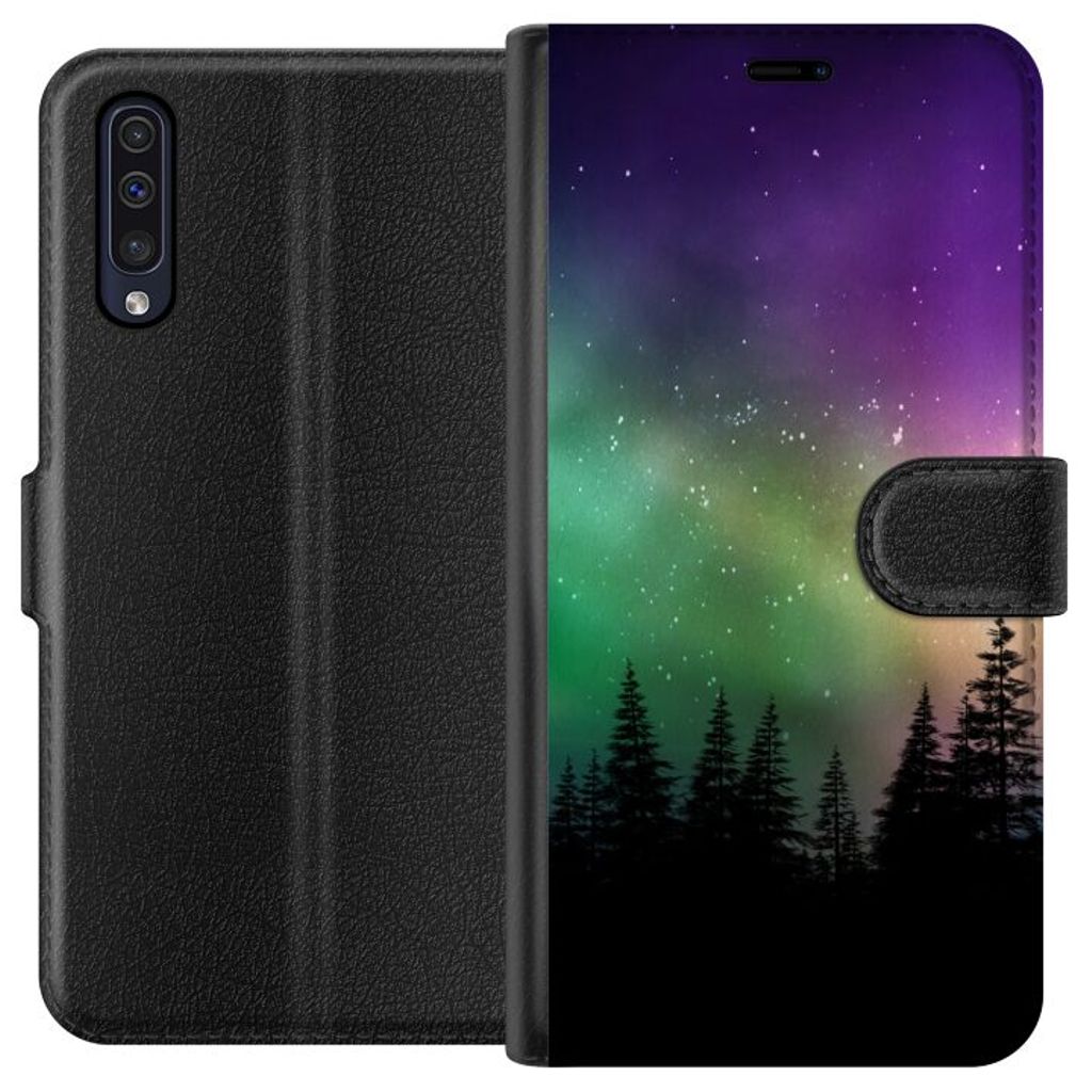 Samsung Galaxy A50 Sort Tegnebogsetui Norrsken