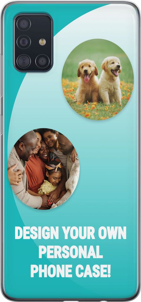 Design ditt eget Samsung Galaxy A51 Gjennomsiktig deksel