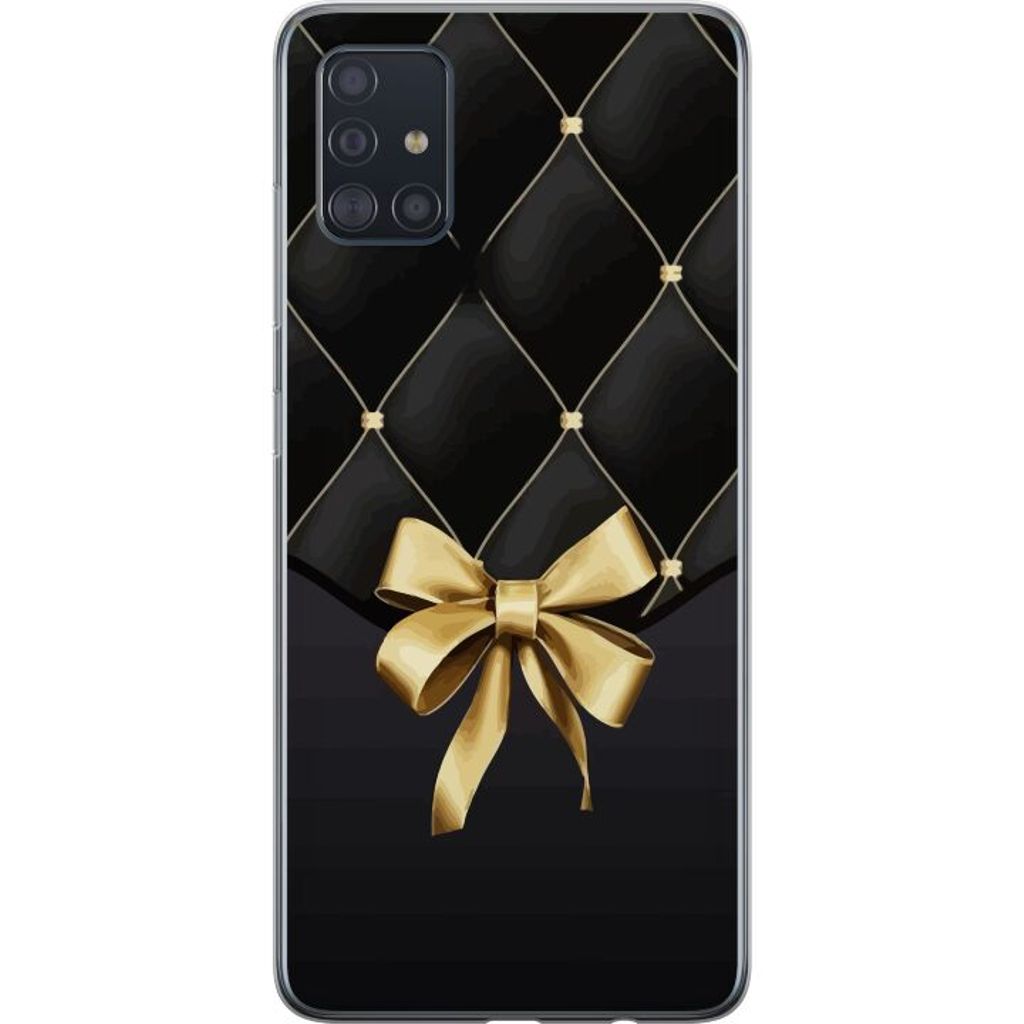 Samsung Galaxy A51 Gjennomsiktig Telefondeksel Elegant Rosett