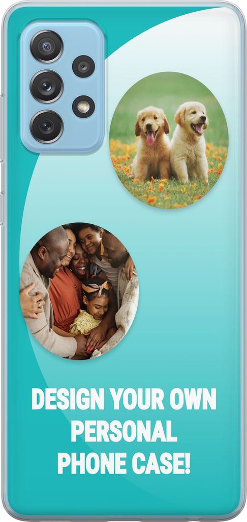 Designa ditt eget Samsung Galaxy A52 5G Genomskinligt Skal