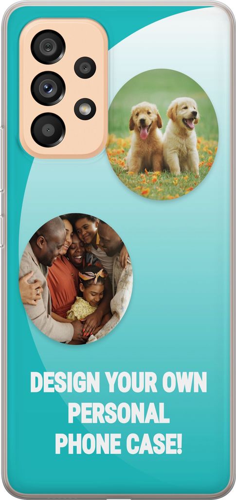 Suunnittele omat Samsung Galaxy A53 5G Läpinäkyvä kuori