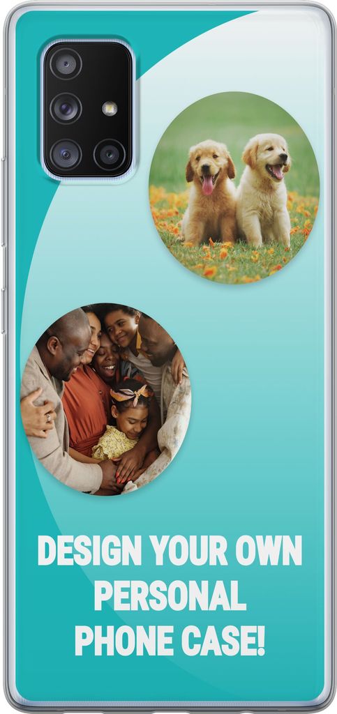 Design dit eget Samsung Galaxy A71 5G Gennemsigtig cover