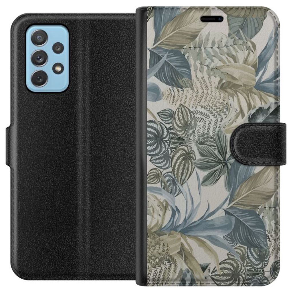 Samsung Galaxy A72 5G Sort Tegnebogsetui Blad