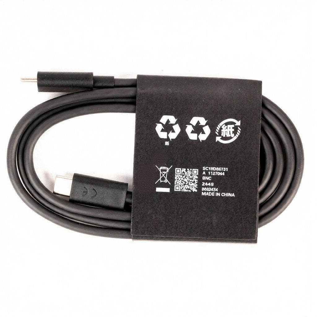 Motorola Originalt USB-C Kabel 6.5A 1m - Sort