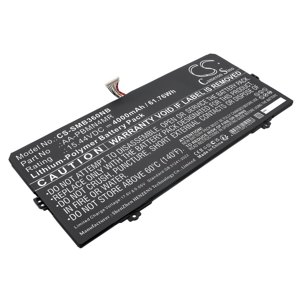 AA-PBMN4MR for Samsung, 15.44V, 4000mAh