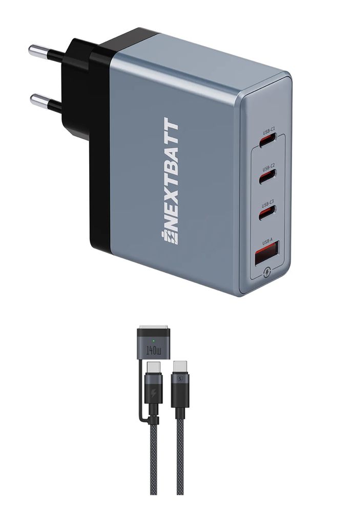 Hurtiglader 100W + USB-C-kabel for MacBook Pro og Air Magsafe 3 T-type