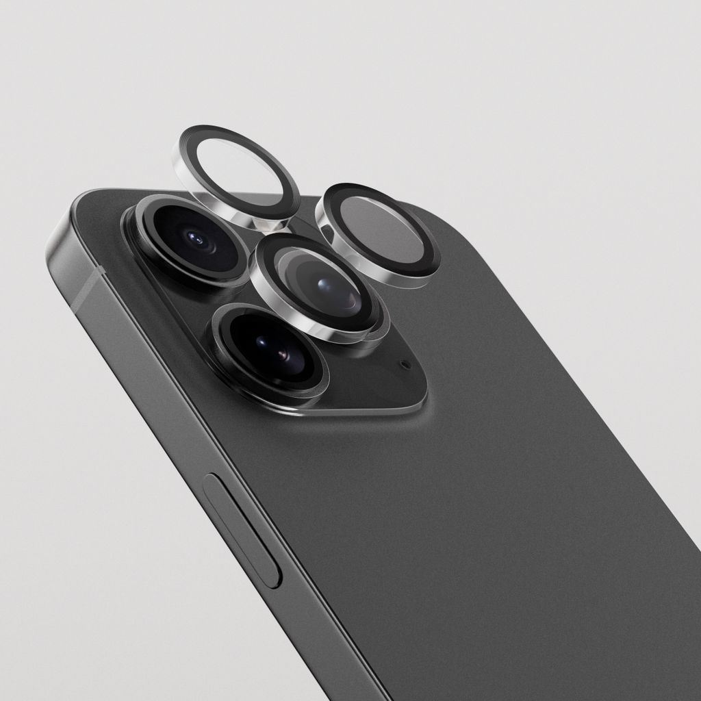 SiGN Herdet Glass Linsebeskytter for iPhone 14 Pro /16 Pro /14 Pro Max /16 Pro Max - Svart/Gjennomsiktig