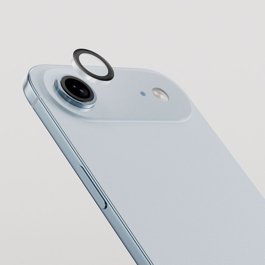 SiGN Herdet Glass Linsebeskytter for iPhone Air - Svart/Gjennomsiktig