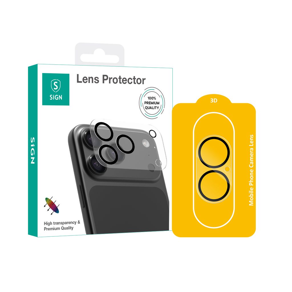SiGN Lens protector in tempered glass  for iPhone 17 Pro