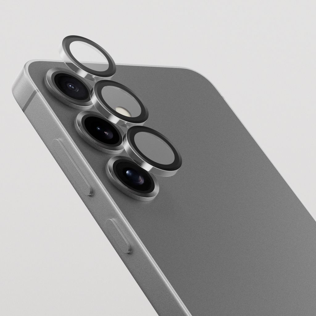 SiGN Herdet Glass Linsebeskytter til Samsung Galaxy S24 Plus/25 Plus - Svart/Gjennomsiktig