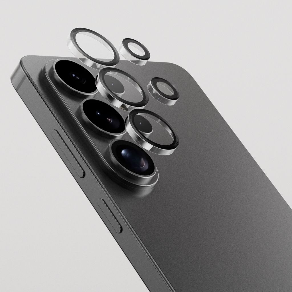 SiGN Herdet Glass Linsebeskytter til Samsung Galaxy S26 Ultra - Svart/Gjennomsiktig