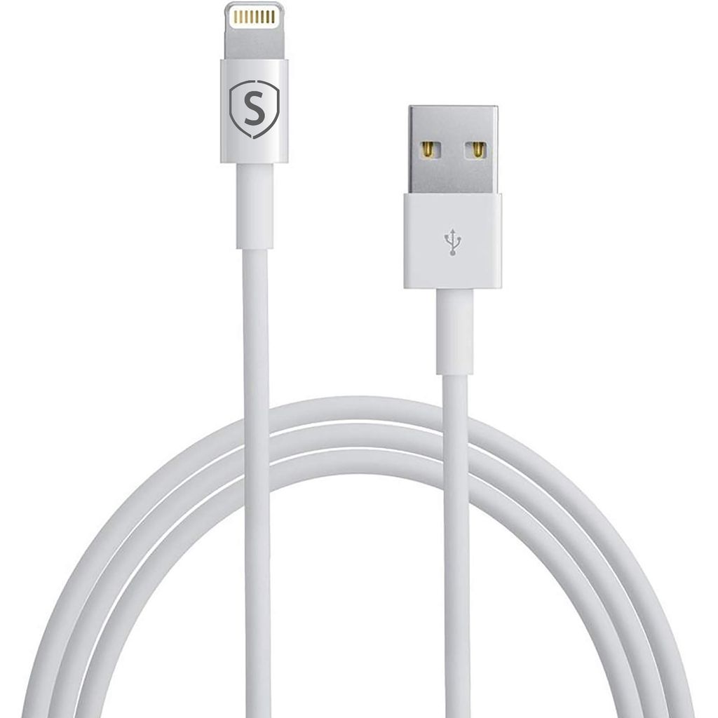 SiGN USB-A/ Lightning -kaapeli, 2.4A, 12W, 3m - Valkoinen