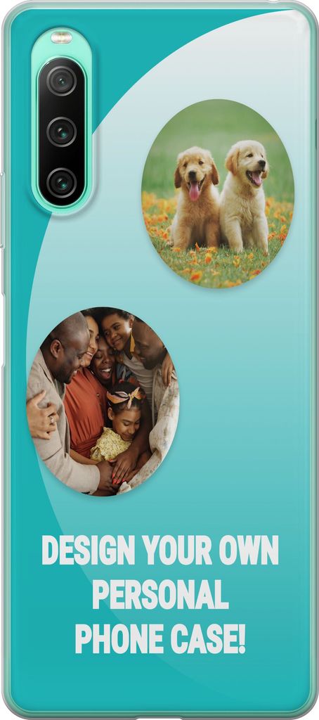 Suunnittele omat Sony Xperia 10 IV Läpinäkyvä kuori