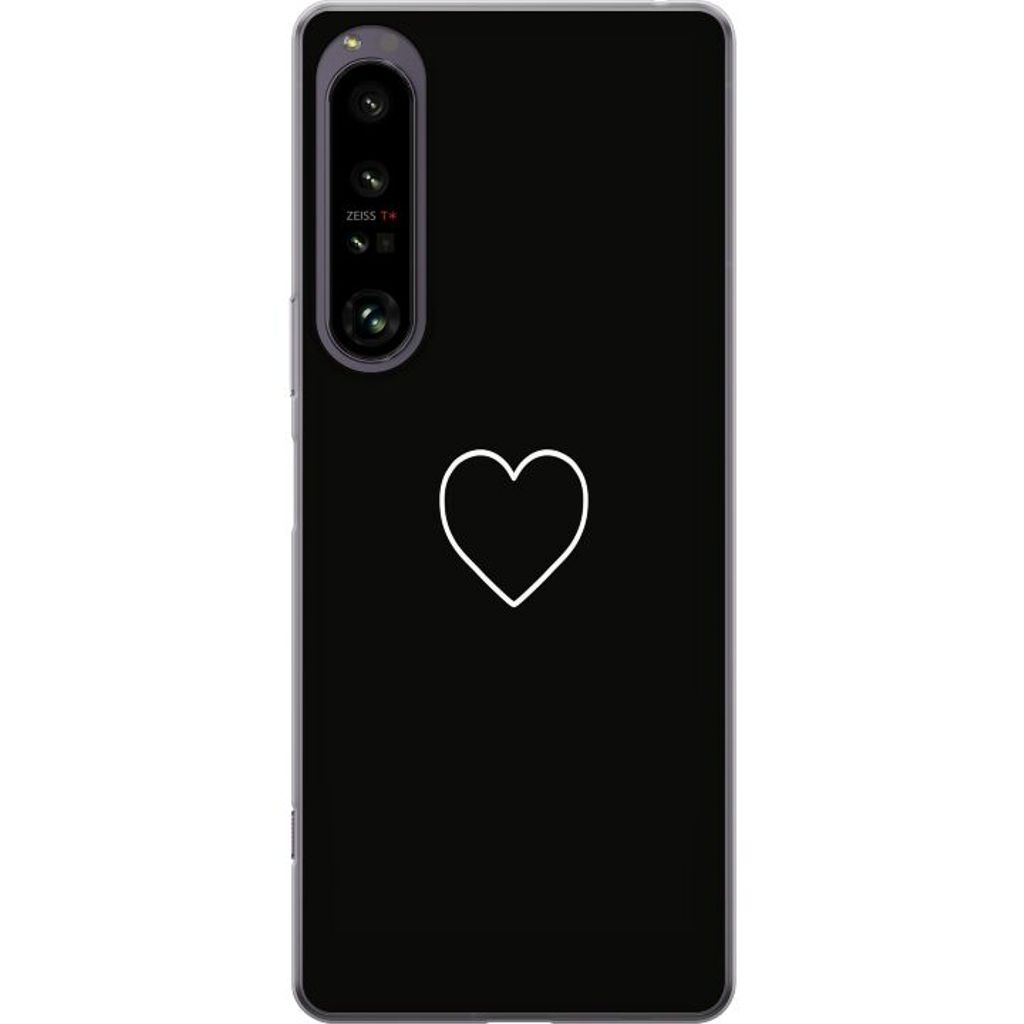 Sony Xperia 1 IV Gennemsigtigt Telefoncover Hjärta