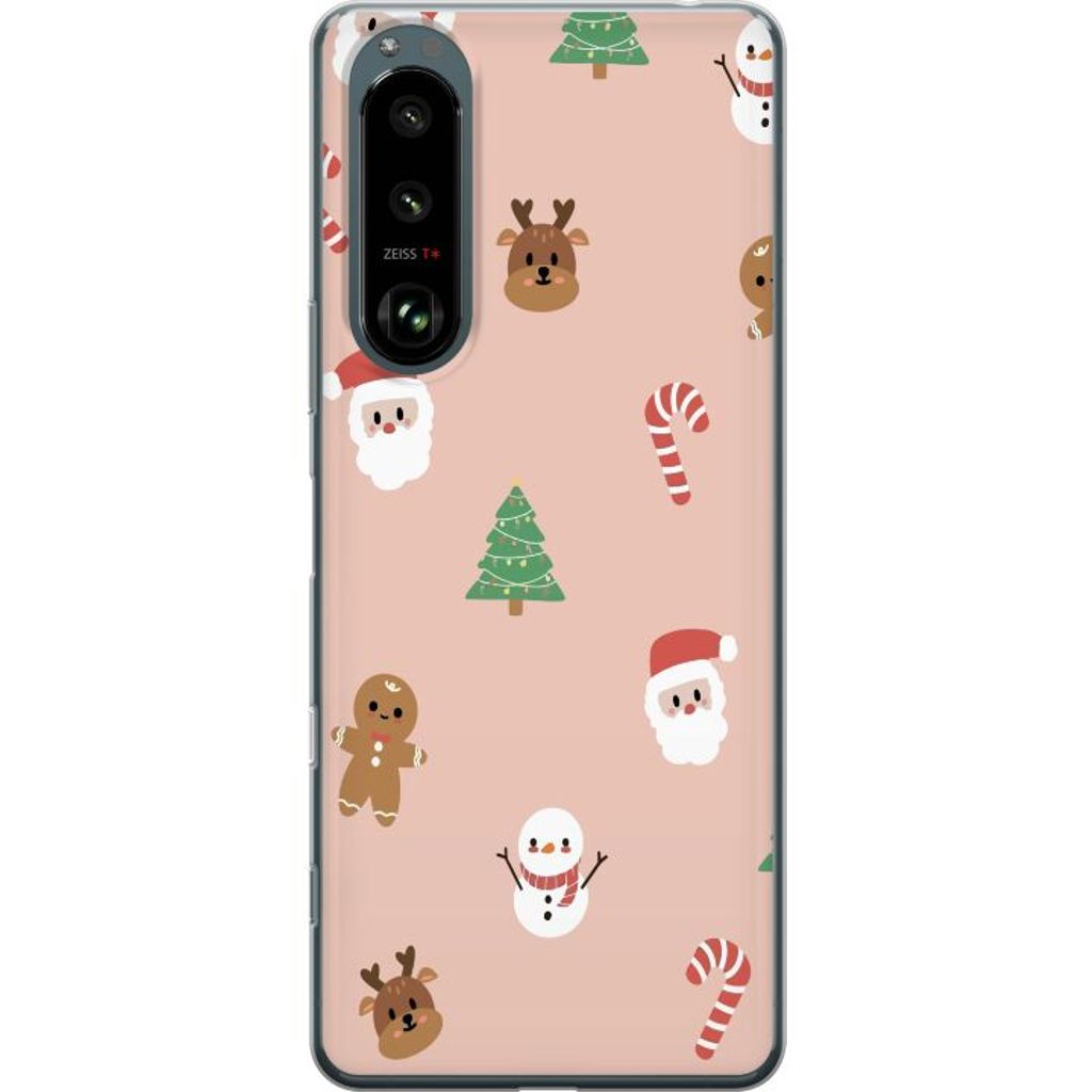 Sony Xperia 5 III Gennemsigtigt Telefoncover Klassisk Julfest