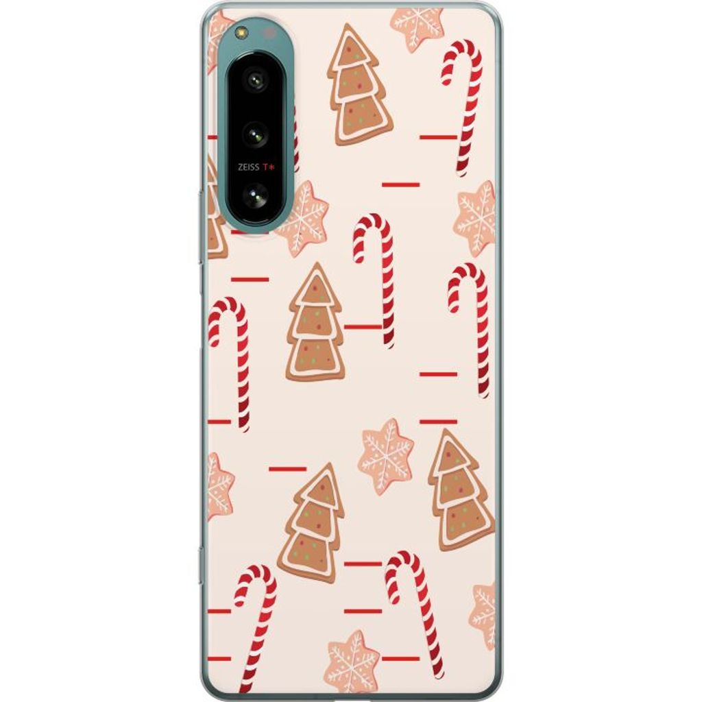 Sony Xperia 5 IV Gennemsigtigt Telefoncover Julens Godisglädje