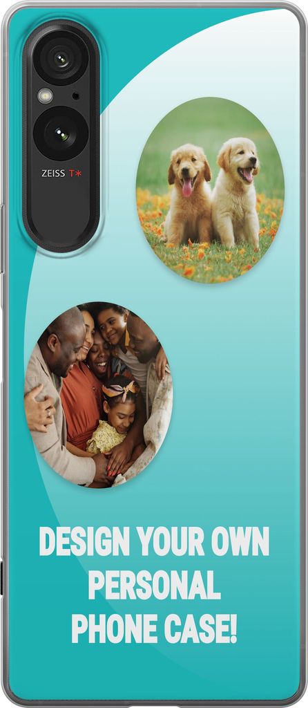 Designa ditt eget Sony Xperia 5 V Genomskinligt Skal