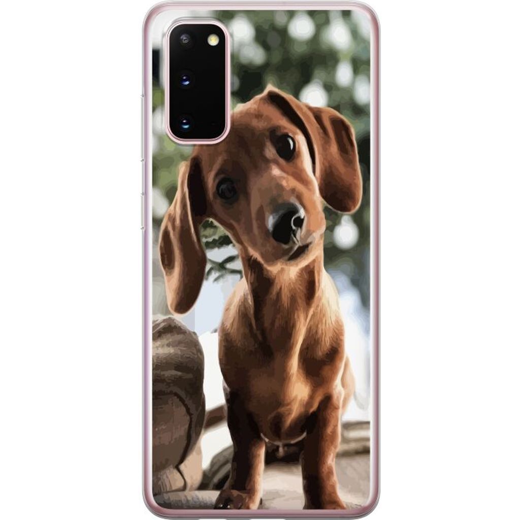 Samsung Galaxy S20 Gennemsigtigt Telefoncover Ung Hund