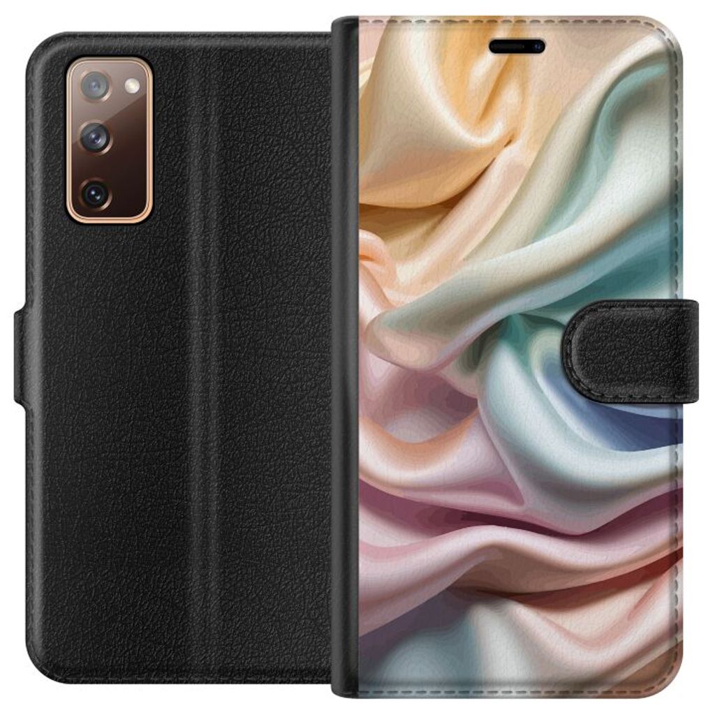 Samsung Galaxy S20 FE Svart Plånboksfodral Silke Pride