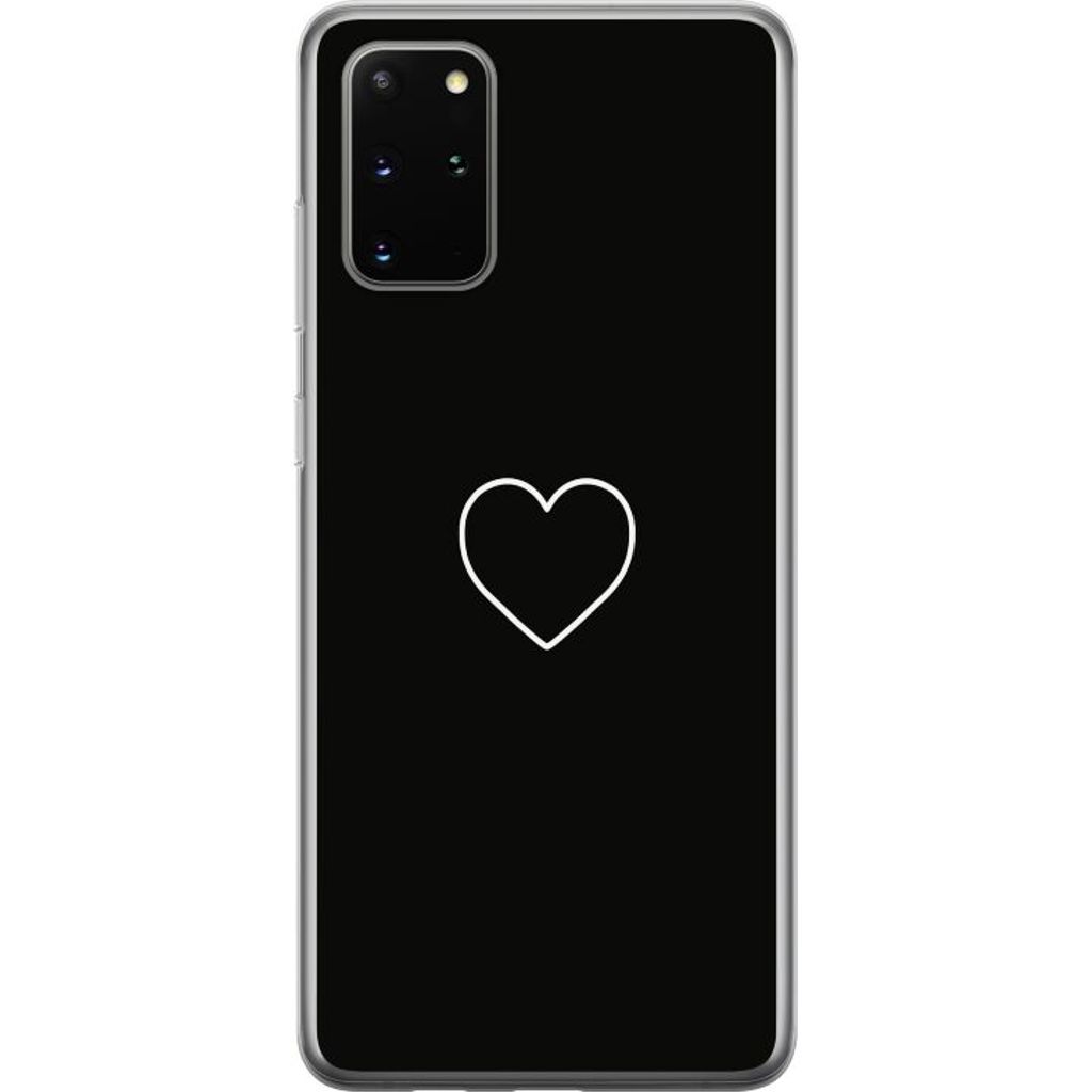 Samsung Galaxy S20+ Transparent Mobilskal Hjärta
