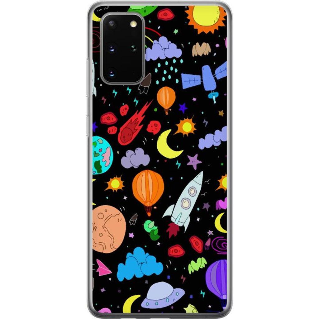 Samsung Galaxy S20+ Transparent Mobilskal Rymden