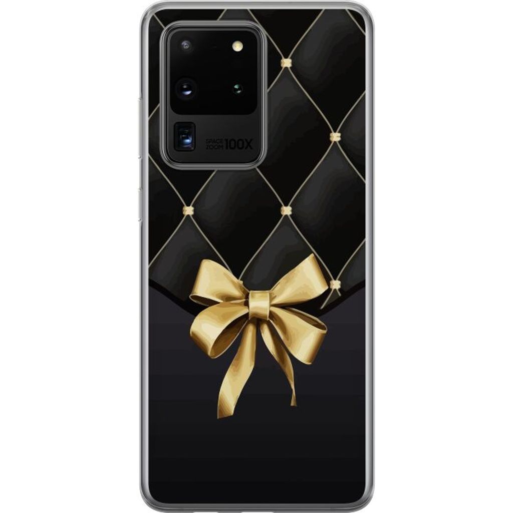 Samsung Galaxy S20 Ultra Gjennomsiktig Telefondeksel Elegant Rosett