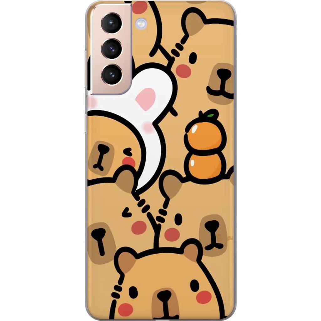 Samsung Galaxy S21 Läpinäkyvä Puhelinkotelo Kapivara