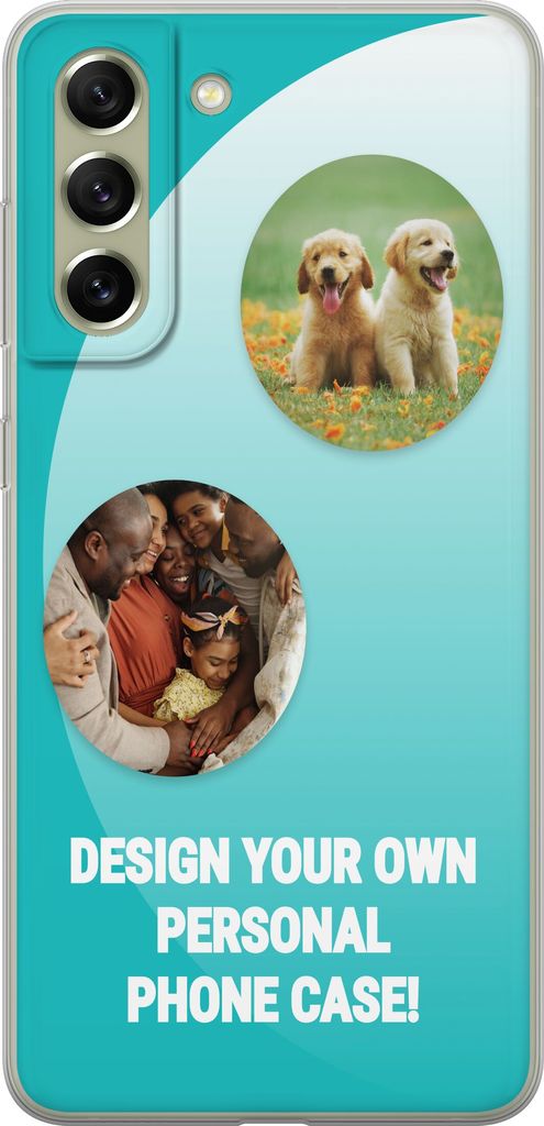 Suunnittele omat Samsung Galaxy S21 FE 5G Läpinäkyvä kuori