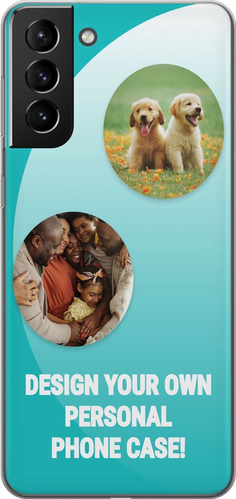 Suunnittele omat Samsung Galaxy S21+ 5G Läpinäkyvä kuori