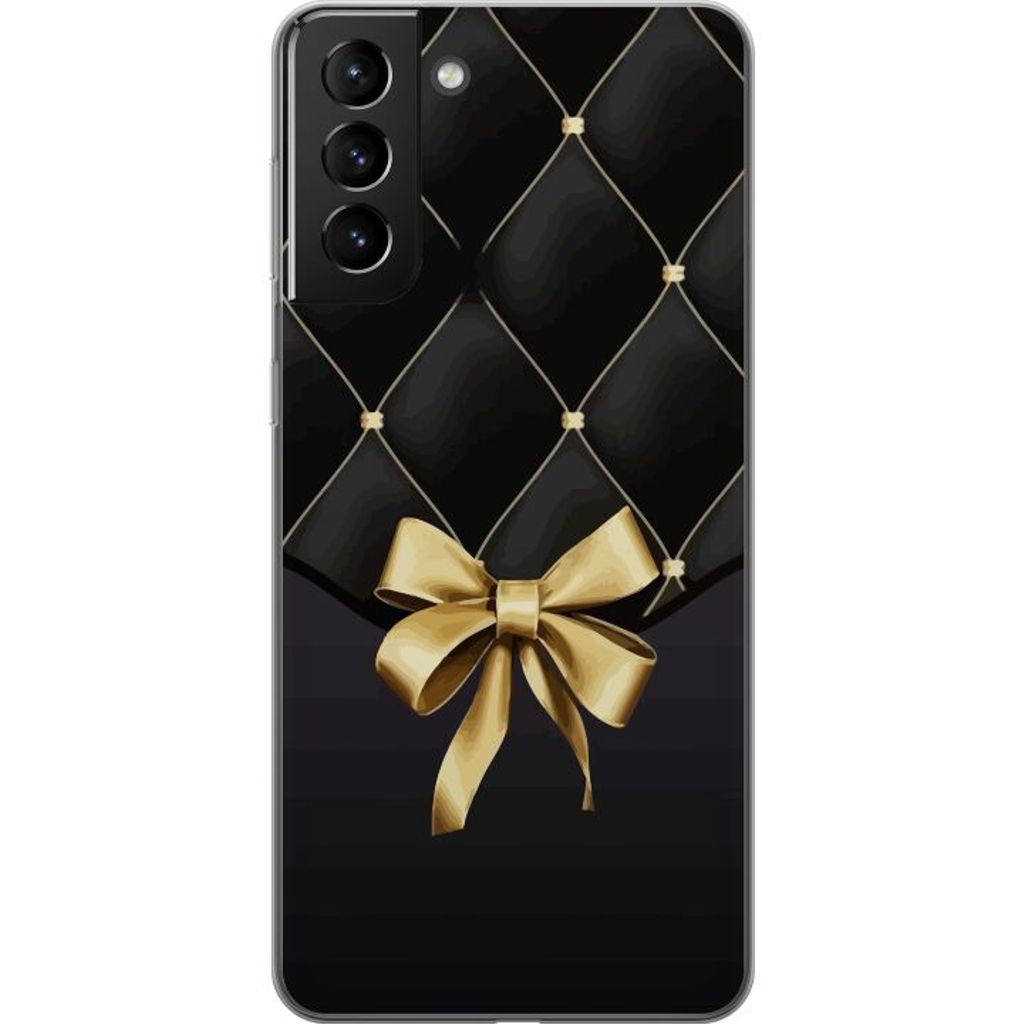 Samsung Galaxy S21+ 5G Gjennomsiktig Telefondeksel Elegant Rosett