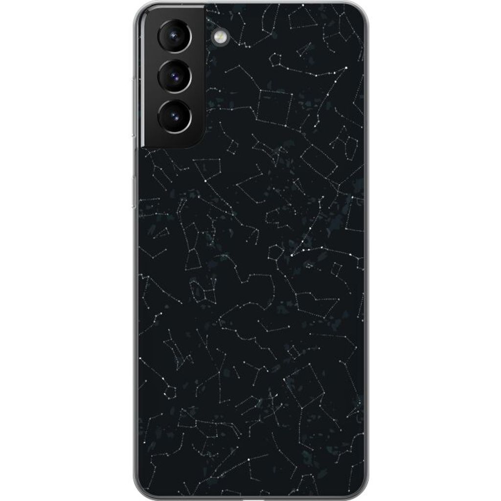 Samsung Galaxy S21+ 5G Gjennomsiktig Telefondeksel Himlakroppar