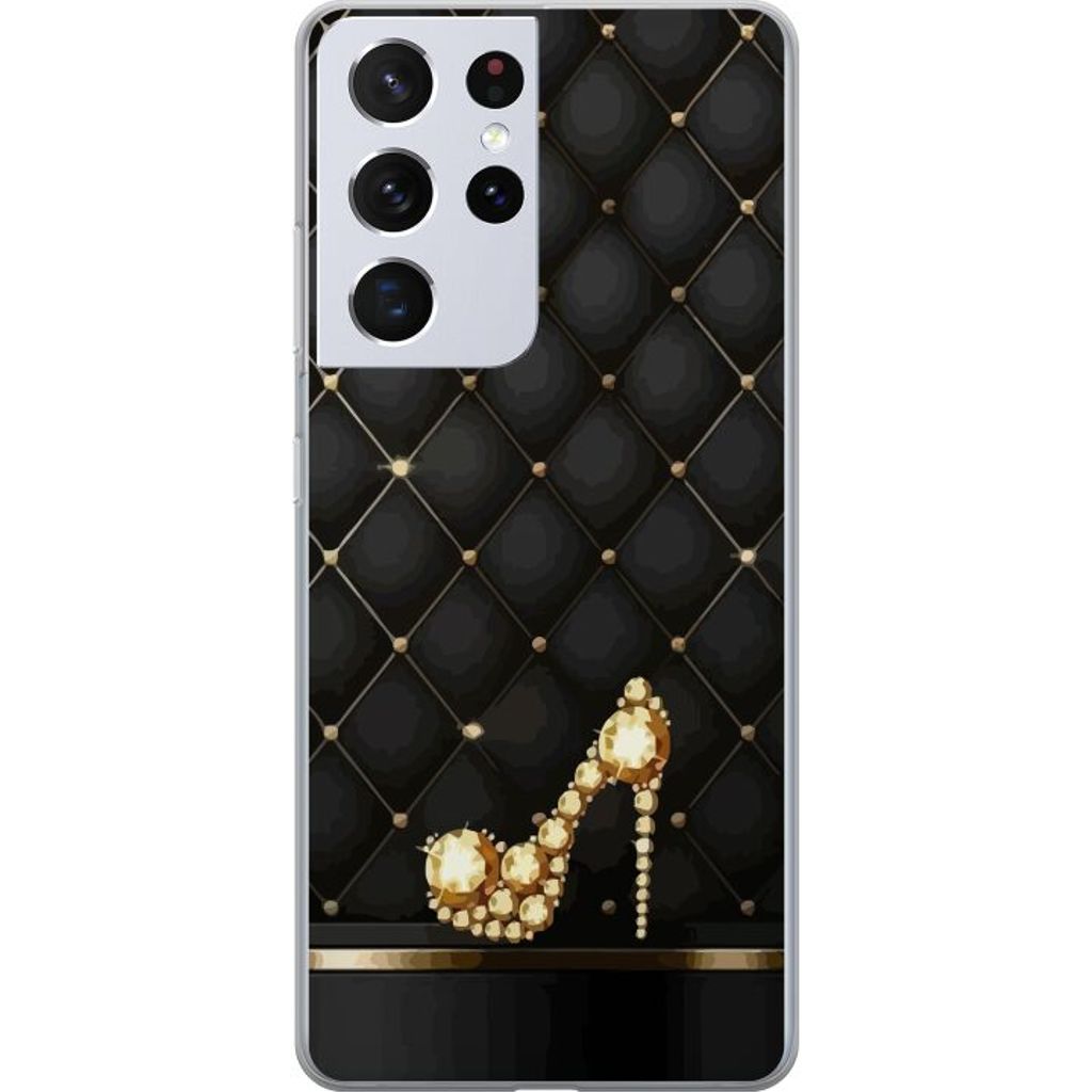 Samsung Galaxy S21 Ultra 5G Gjennomsiktig Telefondeksel Lyxig Sko