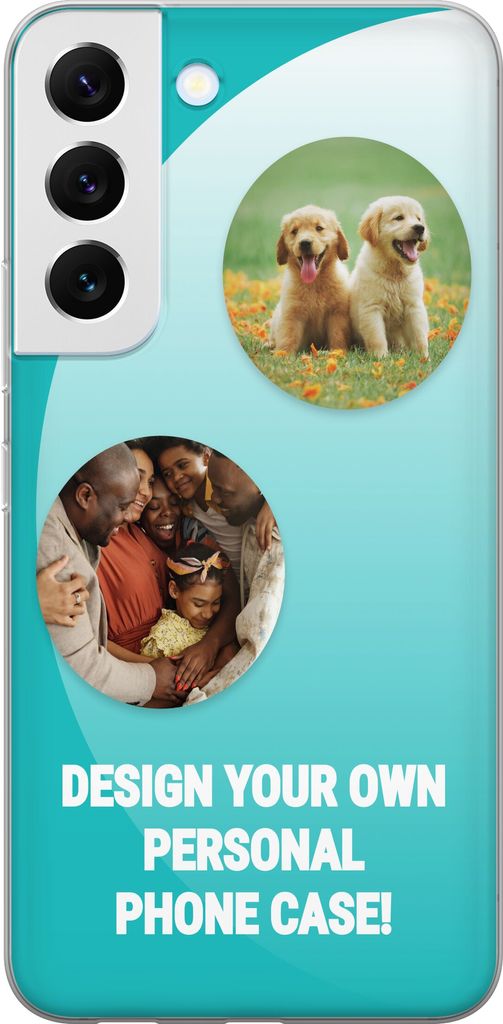 Design ditt eget Samsung Galaxy S22 5G Gjennomsiktig deksel