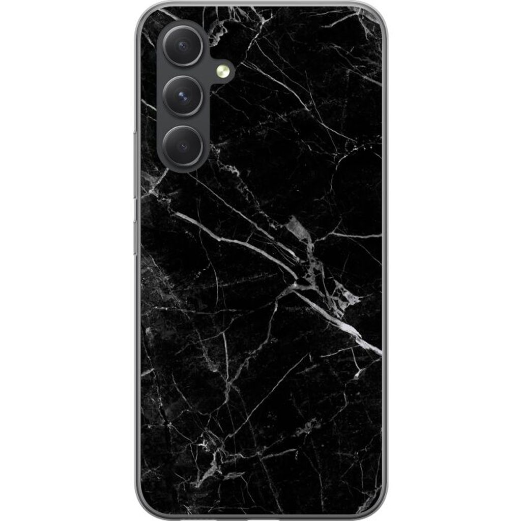 Samsung Galaxy S24+ Transparent Mobilskal Svart marmor