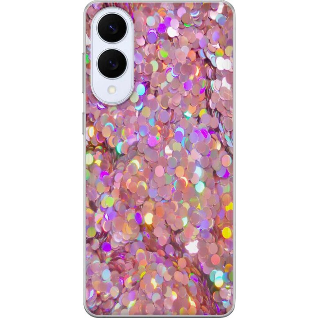 Samsung Galaxy S25 Edge Läpinäkyvä Puhelinkotelo Glitter