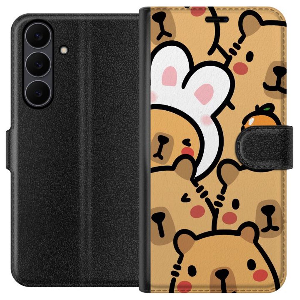 Samsung Galaxy S25 FE Musta Lompakkokotelo Kapivara