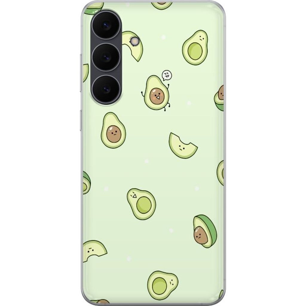 Samsung Galaxy S25 FE Läpinäkyvä Puhelinkotelo Avokado