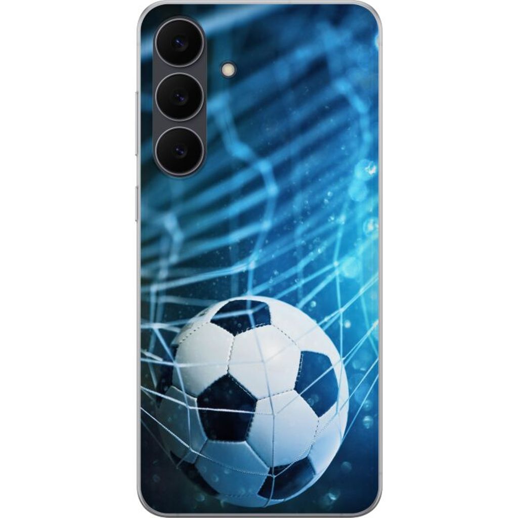 Samsung Galaxy S25 FE Läpinäkyvä Puhelinkotelo Fotboll