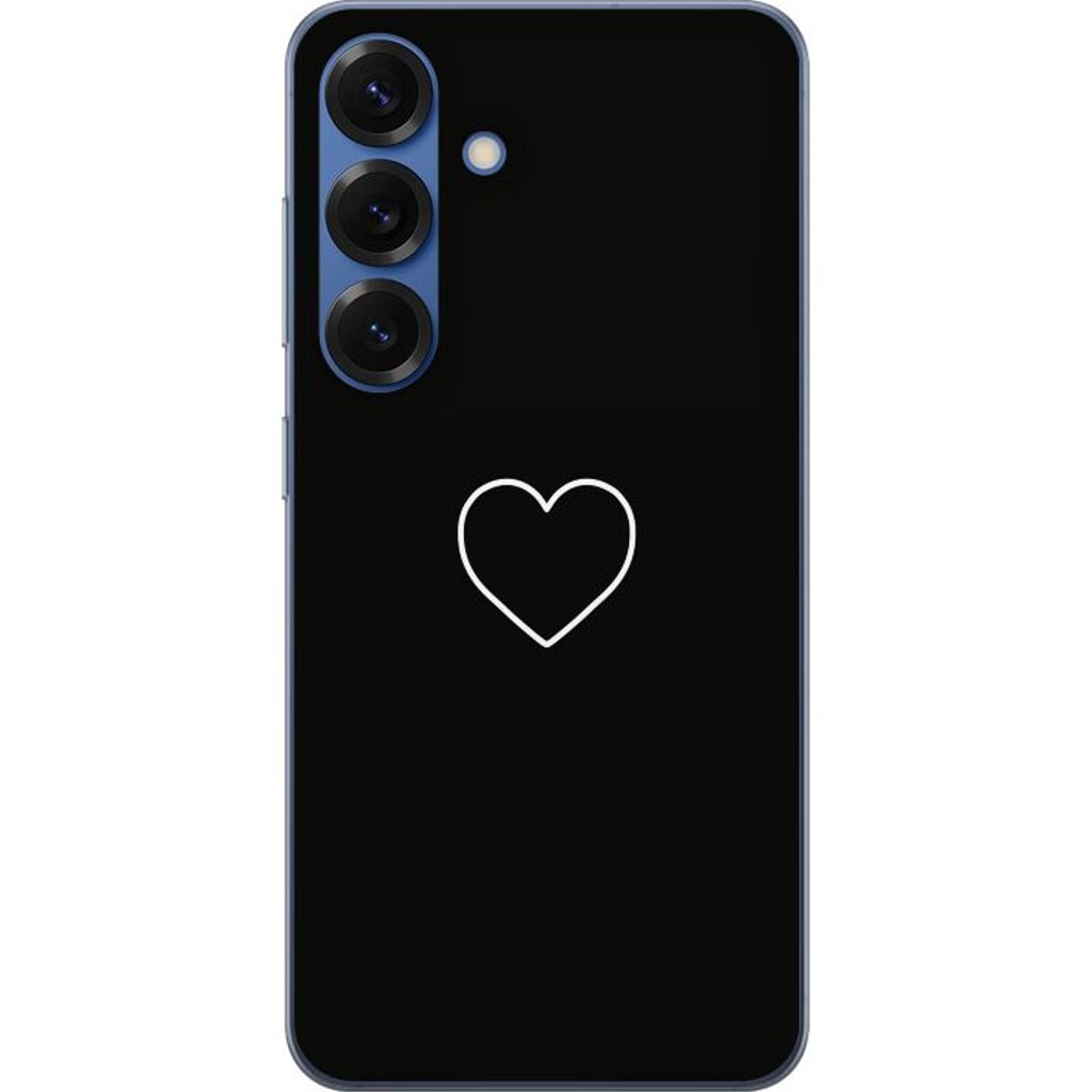 Samsung Galaxy S25+ Transparent Mobilskal Hjärta