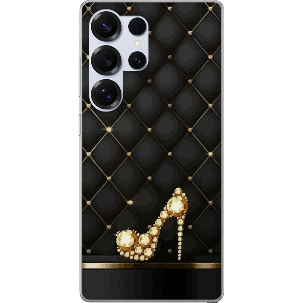 Samsung Galaxy S25 Ultra Transparent Mobilskal Lyxig Sko