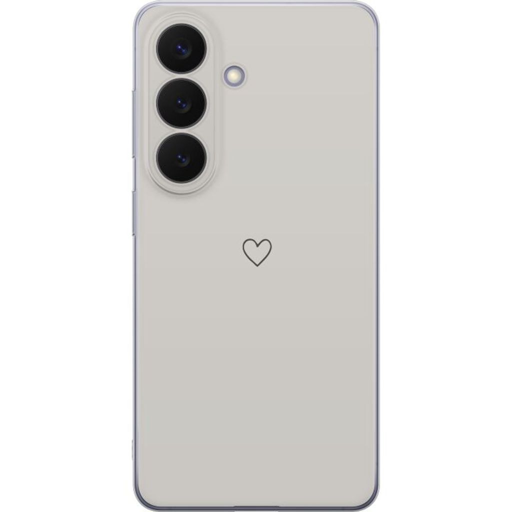 Samsung Galaxy S26 Puhelinkotelo Grått hjärta