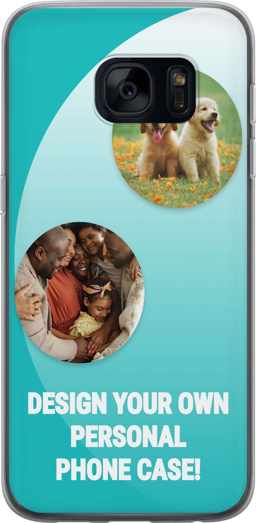 Designa ditt eget Samsung Galaxy S7 Genomskinligt Skal