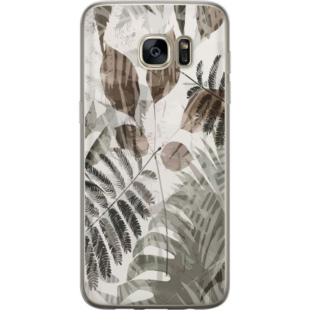 Samsung Galaxy S7 edge Gjennomsiktig Telefondeksel Skogens löv