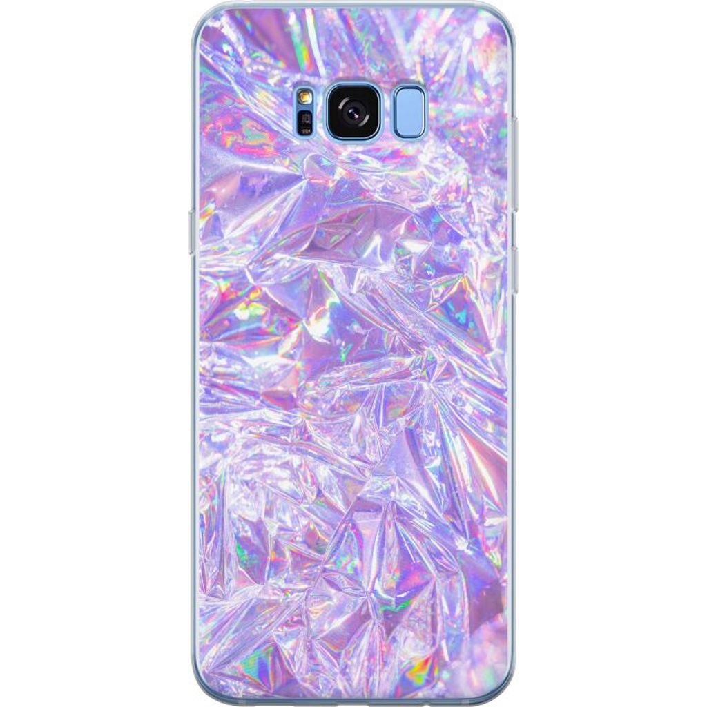 Samsung Galaxy S8 Transparent Mobilskal Glitter