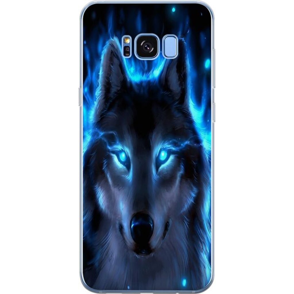 Samsung Galaxy S8 Gennemsigtigt Telefoncover Blå Varg