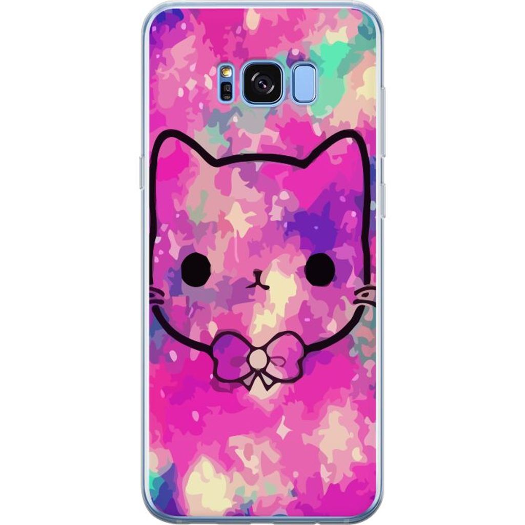 Samsung Galaxy S8+ Gjennomsiktig Telefondeksel Katt