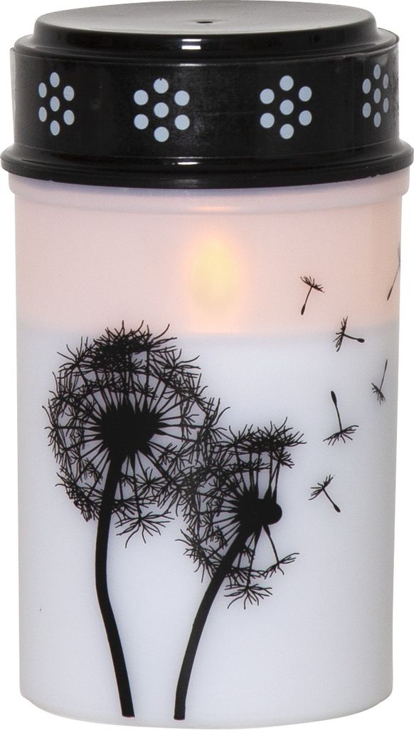 LED GRAVLJUS DANDELION / 12cm / BATTERI / TIMER / inomhus/utomhusbruk | Belysning - Batteriljus (LED-ljus) - LED-gravljus | Batteritema