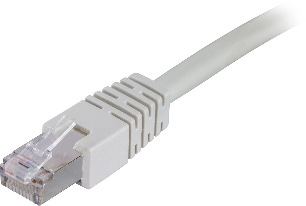 F/UTP Cat6 patchkabel 0,7m - Grå
